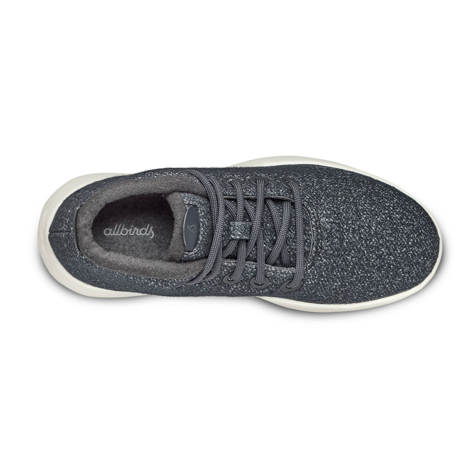 Women's Wool Runner-up Mizzle - Dark Grey (Natural White Sole) - Image 3