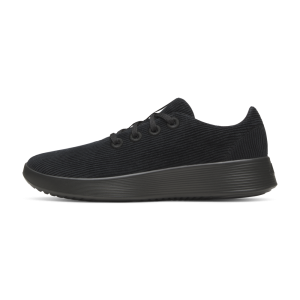 Women's Runner Go - Corduroy - Natural Black (Dark Grey Sole)