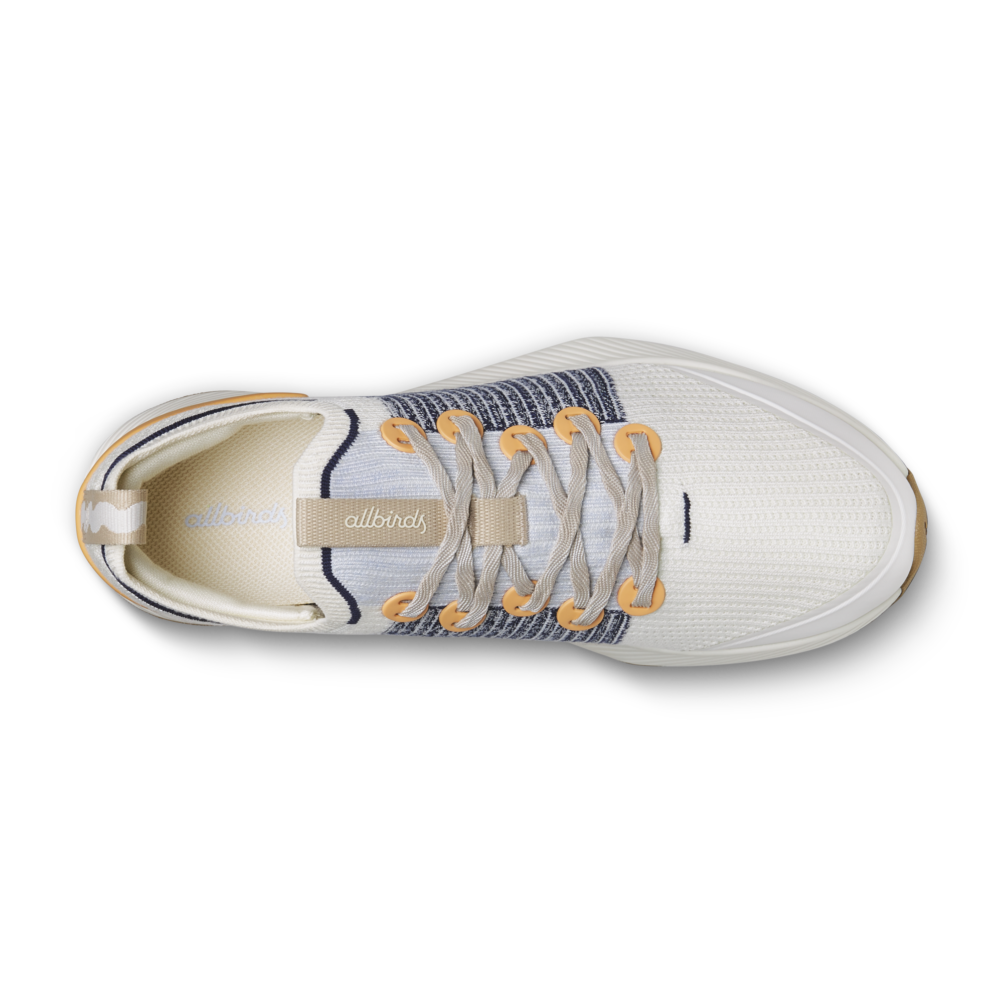 Men's Tree Gliders - Natural White/Hanami Orange (Twilight White Sole) - Image 3