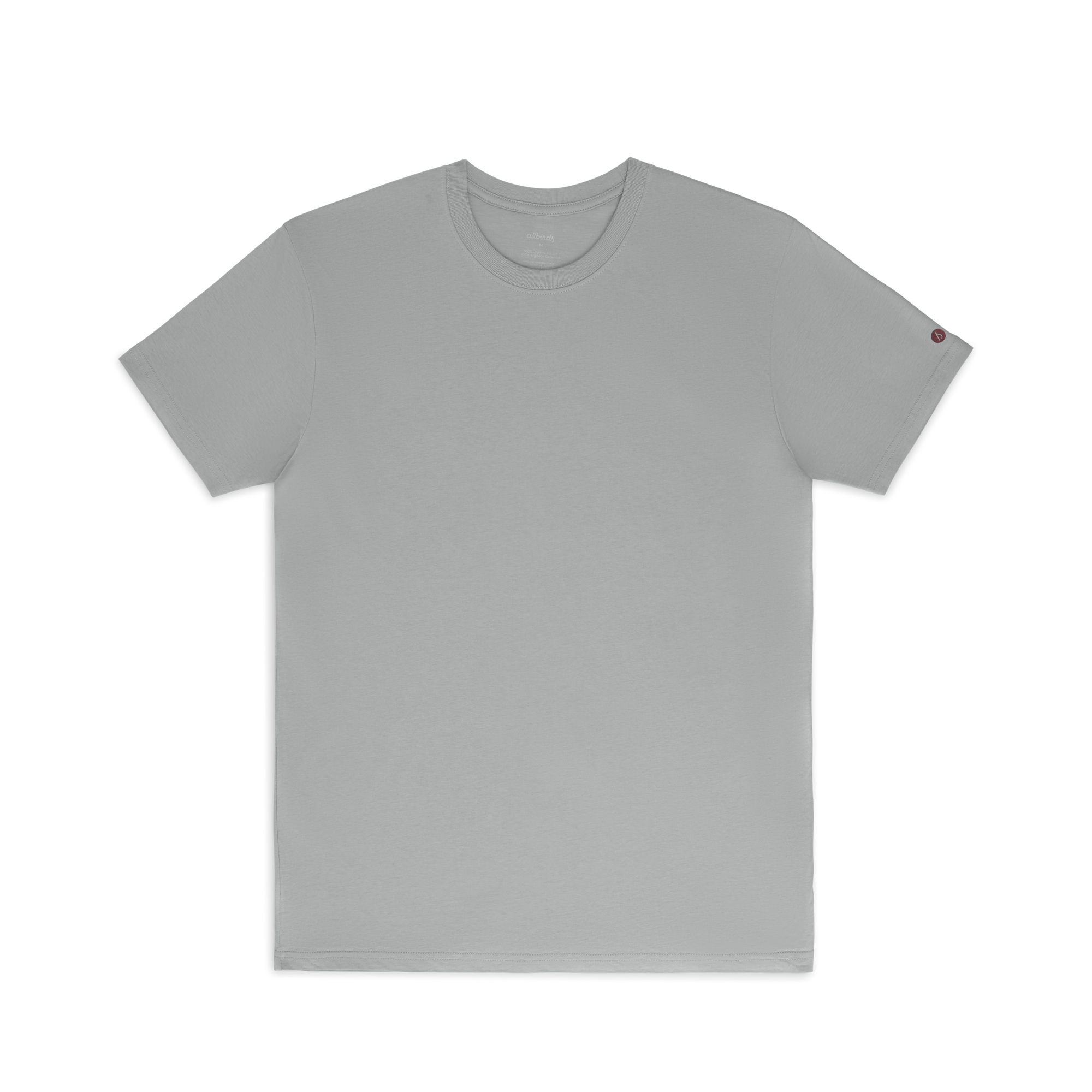 Unisex Organic Cotton Graphic Tee - Medium Grey/Thunder Red - CHI - Image 2