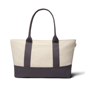 Canvas Tote Bag - Natural White/Natural Grey