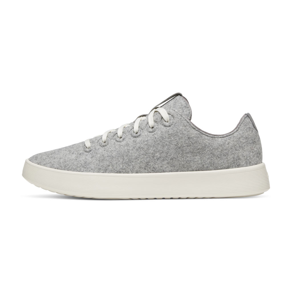 Women's Wool Cruiser - Light Grey (Natural White Sole)