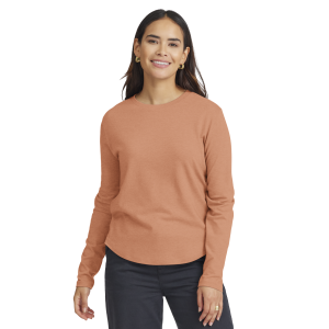 Women's Soft Merino Long Sleeve Tee - Sienna Blush
