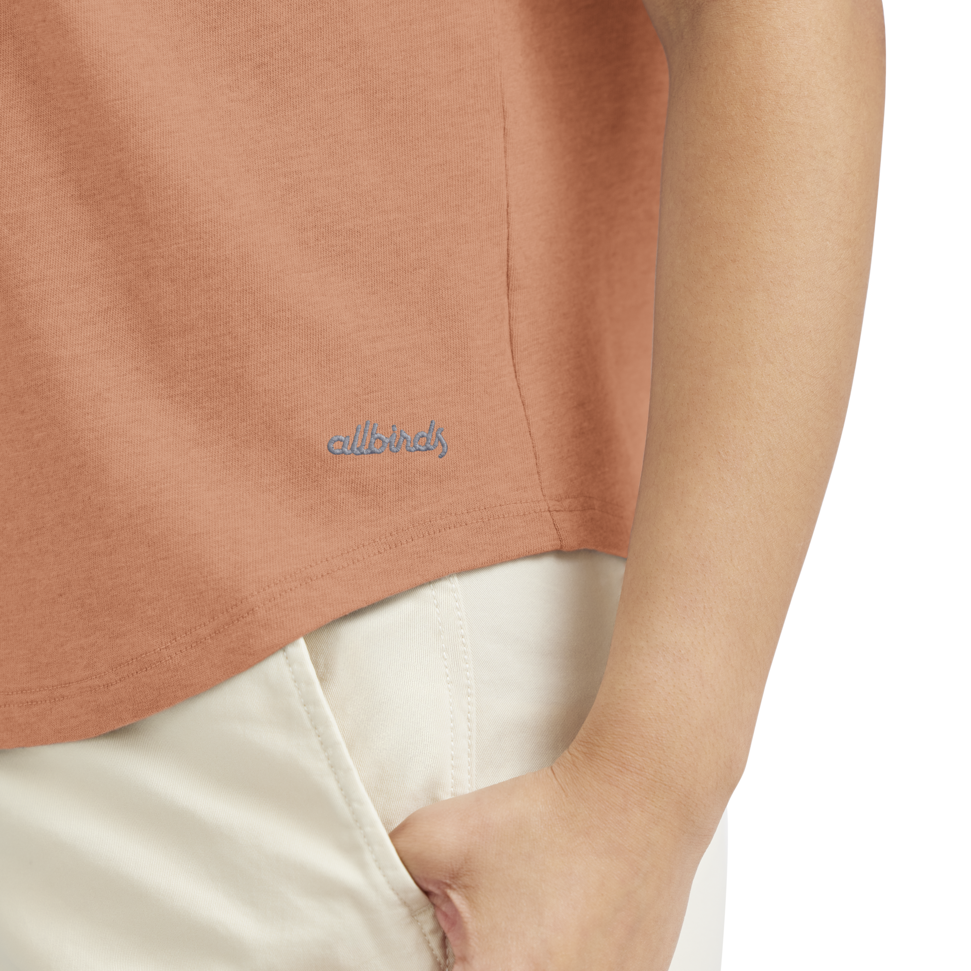 Women's Soft Merino Tee - Sienna Blush - Image 4
