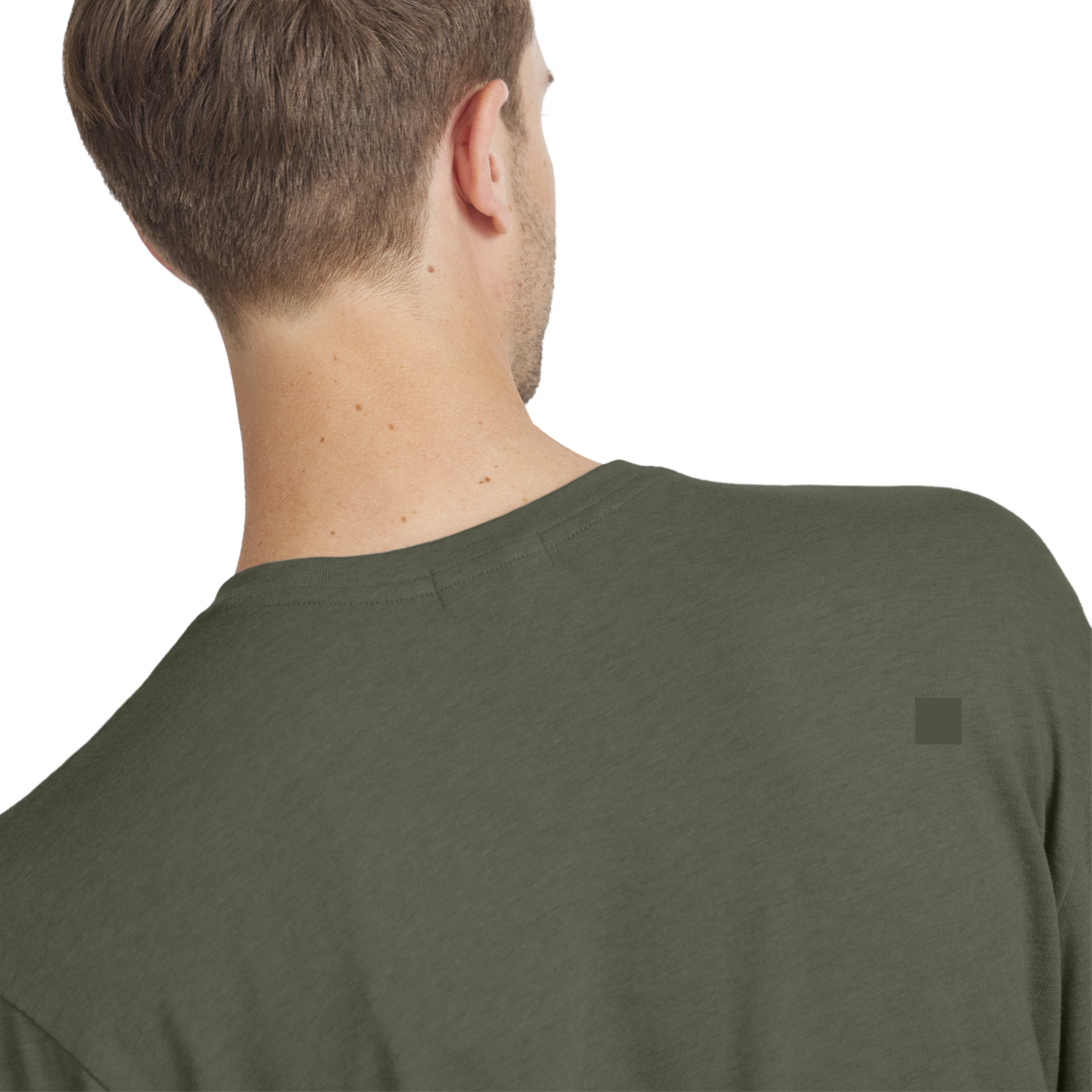 Men's Soft Merino Long Sleeve Tee - Thunder Green - Image 3