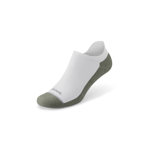 Anytime Ankle Sock - Blizzard/Thunder Green